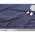thumbnail image 3 of Soimoi Modal Satin Fabric Dot,Leaves & Rose Small Print Fabric by The Yard 42 Inch Wide, 3 of 3