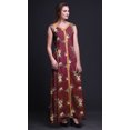 thumbnail image 3 of Bimba Floral Printed Front Slit Sleeveless Summer Spring Long Women BeachDress-X-Large, 3 of 5