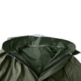 thumbnail image 4 of LOVZFMLL Jackets for Men Rainstorm Proof Long Raincoat PVC Hiking Raincoat Solid Color Reflective Strip Men's Long Sleeved Raincoat, 4 of 6
