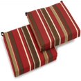 thumbnail image 1 of Coussin de Chaise en Polyester Filé de 20 Pouces par 19 Pouces (Ensemble de Deux) - Monserrat Sangria, 1 of 1