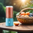 thumbnail image 4 of Handheld Blender, USB Rechargeable Immersion Blender, 6 Blade Personal Smoothie Maker, Portable Mixer for Shakes, Travel, Kitchen, Home Gym, Quiet Operation, Easy Clean, 4 of 4