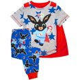 thumbnail image 3 of Bing Bunny Unisex Kids Grey Short Sleeve Long Leg Pyjama Set, 3 of 7