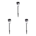 thumbnail image 2 of jesticaly 2Pcs Stainless Solar LED Lawn Lamp IP44 Outdoor Garden Pathway Landscape Lamp Warm White 3Set, 2 of 6
