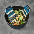 thumbnail image 2 of Thyme & Table 2-Piece Pakka Wood Salad Hand Set, Blue, 2 of 5