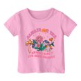 thumbnail image 1 of TZEWGL Tees For Infnat Graphic Print Round Neck Loose Short Sleeve Clothing For Infnants size 1-2T, 1 of 4