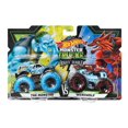 thumbnail image 1 of Hot Wheels Monster Trucks Roarin’ Rumble 2-Packs of 1:64 Scale Toy Trucks, 1 of 5