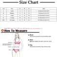 thumbnail image 2 of EQWLJWE Womens Fashion Sexy Solid Color Swimsuit Halter Backless Bikini Tops, 2 of 6