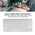 thumbnail image 3 of Universal Multi Device BT Keyboard Ultra Slim Compact Wire Less BT Keyboard, Ultra Thin Bilingual Universal for PC Laptop, Computer Desktop Laptop Surfaces Tablet Smartphone, 3 of 7