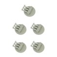 thumbnail image 1 of kurtrusly Rotatable Adhesive Hook Strong Bearing Capacity Stick Hooks Kitchen Supplies Hooks Wall-Mounted Key Holder Towel Storage Racks Green 5Set, 1 of 6