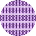 thumbnail image 1 of Ahgly Company Machine Washable Indoor Round Transitional Blossom Pink Area Rugs, 3' Round, 1 of 7