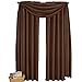 thumbnail image 2 of sheetsnthings Chocolate One Soho Scarf Window Treatment 42x216 Long, 2 of 4