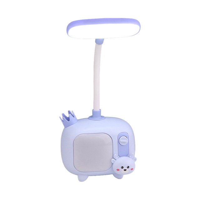 EIMELI Cute Deer Bunny Table Lamp Cartoon Animal Learning Eye Protection Night Light Teens Girls Boys Gift