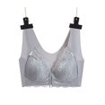 thumbnail image 5 of SNNROO Front Closure Bra For Women With Side Breasts For Breathable And Comfortable Underwear Without Steel Rings Fully Cup Anti Slip Underwear Daily Bra, 5 of 5