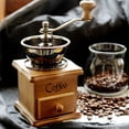 thumbnail image 1 of Danhjin Coffee Grinder Beech Hand Cranked Wood Grinder Coffee Grinder Coffee Cups, 1 of 6