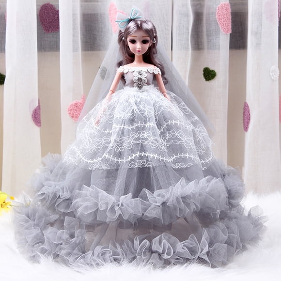 Cameland Wedding Dress Princess Doll Toy Gift Box For Little Girls Children's Play Toys Family Ornaments Boys And Girls Holiday Birthday Gifts