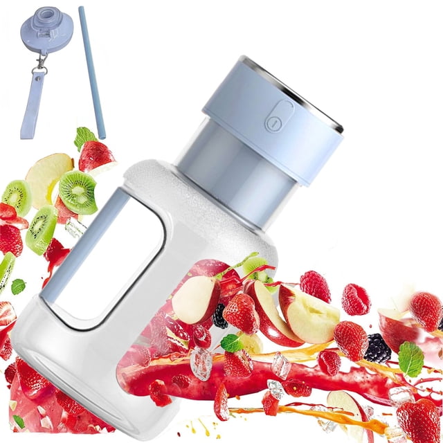 LSLJS Portable Blenders Personalized Large Capacity Blenders for Shakes and Frappucino Fruit Juicer with 8 Blades Rechargeable