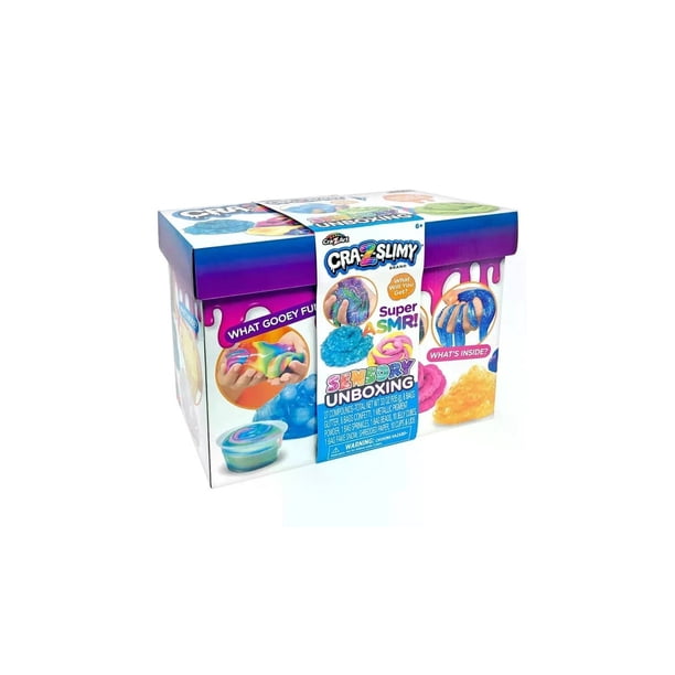 Cra-Z-Slimy Sensory Unboxing Slime Kit, Variety of Colours, For