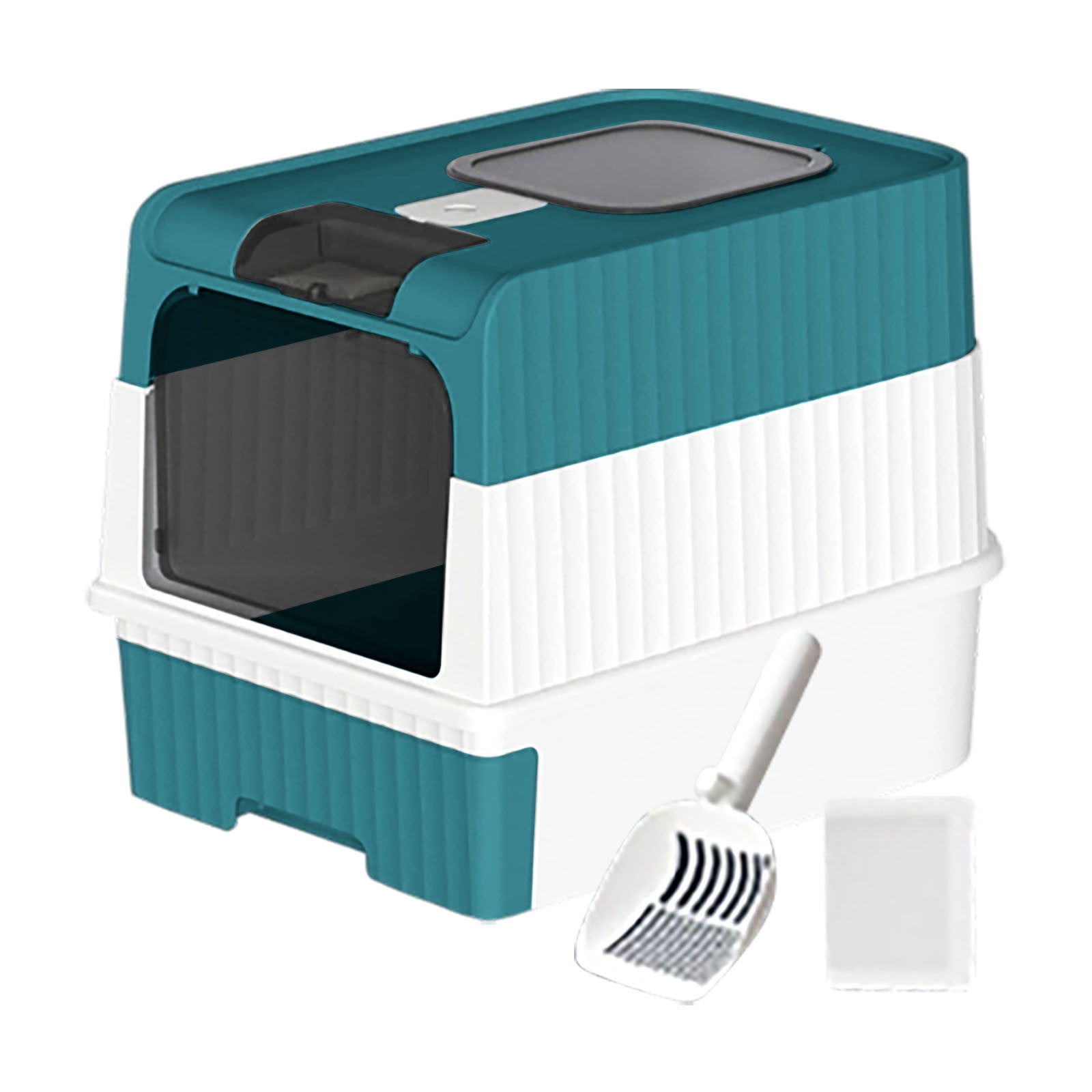 Hearth & Gear Cat Litter With Drawer PP Cat Litter With Filter And Shovel Enclosed Hygiene Funny Dog Accessories Dog Bed Accessories Dog Accessories For Car Dogs Accessories Service Dog Accessories
