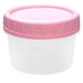 thumbnail image 3 of 1 Pcs Contenants en Plastique avec Couvercles, Mini Contenants en Plastique, Contenants de Rangement Réutilisables Transparents Empilables, pour Collation Dîner Préparation de Repas Vinaigrettes, Petits Contenants de Congélateur Étanches, (Rose, 120 ml), 3 of 8