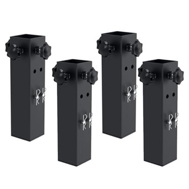 Lefu Rallonges de Pieds de Table Réglables pour Tables Pliantes, 4 Pcs - Hauteur de Table Relevable
