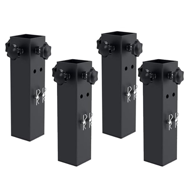 Lefu Rallonges de Pieds de Table Réglables pour Tables Pliantes, 4 Pcs - Hauteur de Table Relevable