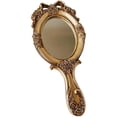 thumbnail image 1 of Shisuyan Vintage Hand Mirror with Embossed Pattern Handheld Makeup Mirror Portable Mirror, 1 of 9