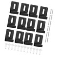 thumbnail image 3 of jifeng 12Pcs Metal Mirror Clips with Screws for Frameless Mirror Billboard Displays, 3 of 9