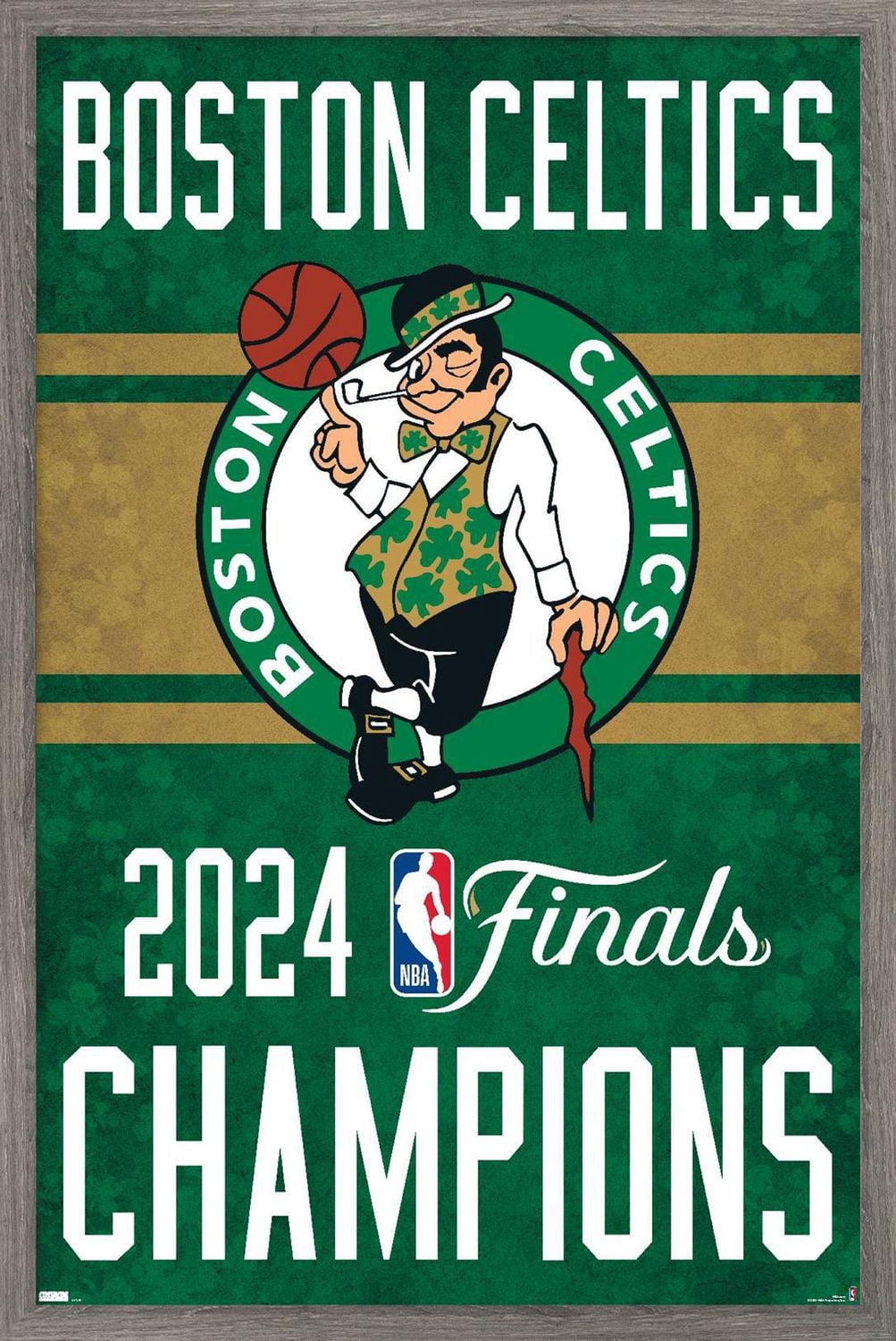 NBA Boston Celtics - Logo de l'équipe des finales NBA 2024