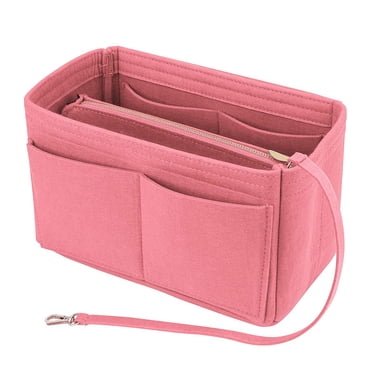 EGNMCR Closet Organizers and Storage, Storage Trunks & Bag Insert Bag Zipper Multi Pocket Handbag Purse Organizer Makeup Travel Felt organizer