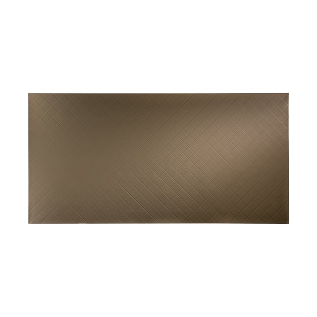 Fasade Quilted Argent Bronze Wall Panel 4' x 8'