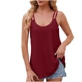 thumbnail image 5 of Yuyuzo Débardeurs pour Femmes Col Rond Sans Manches Camisole Ajourée Hauts d'Été Décontractés Fluides, 5 of 5