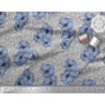 thumbnail image 3 of Soimoi Silk Fabric Anemone Floral Print Fabric by Yard 42 Inch Wide, 3 of 4