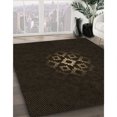 thumbnail image 3 of Ahgly Company Tapis Rectangulaire Lavable en Machine Intérieur Transitionnel Marron Chocolat, 7 Pieds x 9 Pieds, 3 of 7