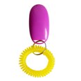 thumbnail image 1 of Agiferg Portable Dog Button Clicker Sound Trainer Pet Training Tool Wrist Band Accessory, 1 of 1