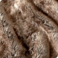 thumbnail image 5 of Bare Home Faux Fur Blanket - 47" x 60" - Ultra Soft Fleece - Throw, Variegated Chestnut, 5 of 5