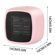 Vwrxbz Portable Space Heater Electric Desk Heater Fan Small Room Heater Office Home Heating
