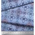 thumbnail image 1 of Soimoi Rayon Fabric Texture & Damask Ethnic Decor Fabric Printed Yard 42 Inch Wide, 1 of 3