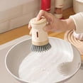 thumbnail image 5 of Brosse Récurante pour Casseroles et Vaisselle avec Distributeur de Savon Intégré et Conception de Rangement Suspendu pour un Nettoyage de Cuisine Efficace, 5 of 5