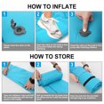 thumbnail image 3 of FlyFlise Tapis de Couchage de Camping avec Oreiller et Pompe Intégrée, Matelas de Couchage Ultraléger Gonflable, Matelas Pneumatique Imperméable pour le Camping, la Randonnée avec Sac à Dos, la Tente et les Voyages, 3 of 3
