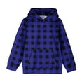 thumbnail image 3 of Chandail à Capuchon pour Bébés et Tout-Petites en Liquidation Liquidation Col Ras du Cou Surdimensionné Chandail à Capuchon Mode pour Enfants Manches Longues Chandail à Enfiler Hauts 4-14 Ans pour Filles et Garçons Chandails pour Tout-Petits Bleu 7T, 3 of 6