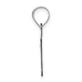 thumbnail image 2 of Diamond2Deal 14K Pendentif Initial Lettre T en Or Blanc pour Femmes, 2 of 6