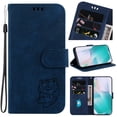 thumbnail image 1 of Compatible with Motorola Moto G Power 2022 Embossed Cute Tiger Flip Folio Wallet Case Card Pocket Holder Cover, 1 of 5