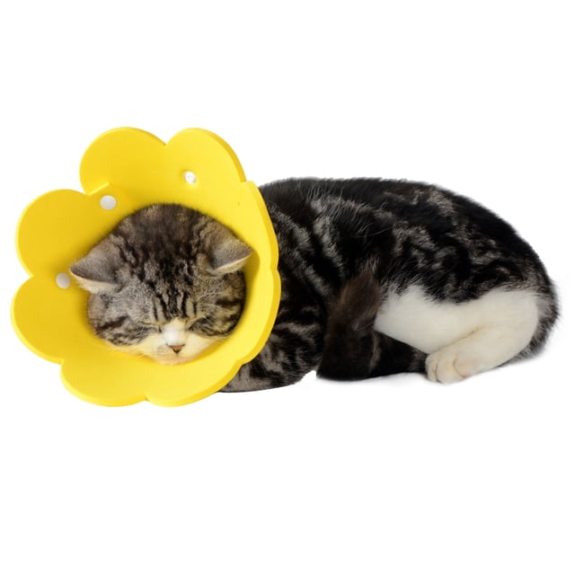 Sunflower Recovery Collar Cute Pet Protective Collar Cat Collar for Kittens