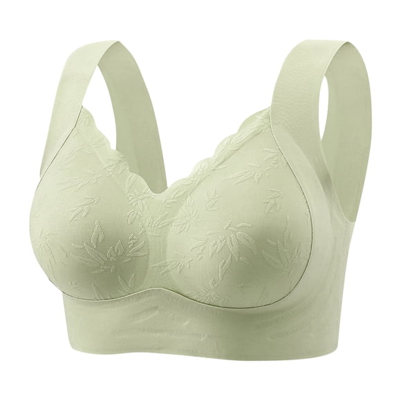 AherBiu Soutiens-Gorge de Tous les Jours pour Femmes, Couvrance Totale, Confort, Sans Armatures, Extensible, Froncé, Soutien-Gorge Léger Respirante
