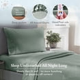 thumbnail image 4 of California Design Den Sheet Sets, Natural 100% Cotton Sheets, Soft Luxury 400 Thread Count Sateen Bedding Sheets Set, Deep Pocket Cooling Sheets, 4 of 8