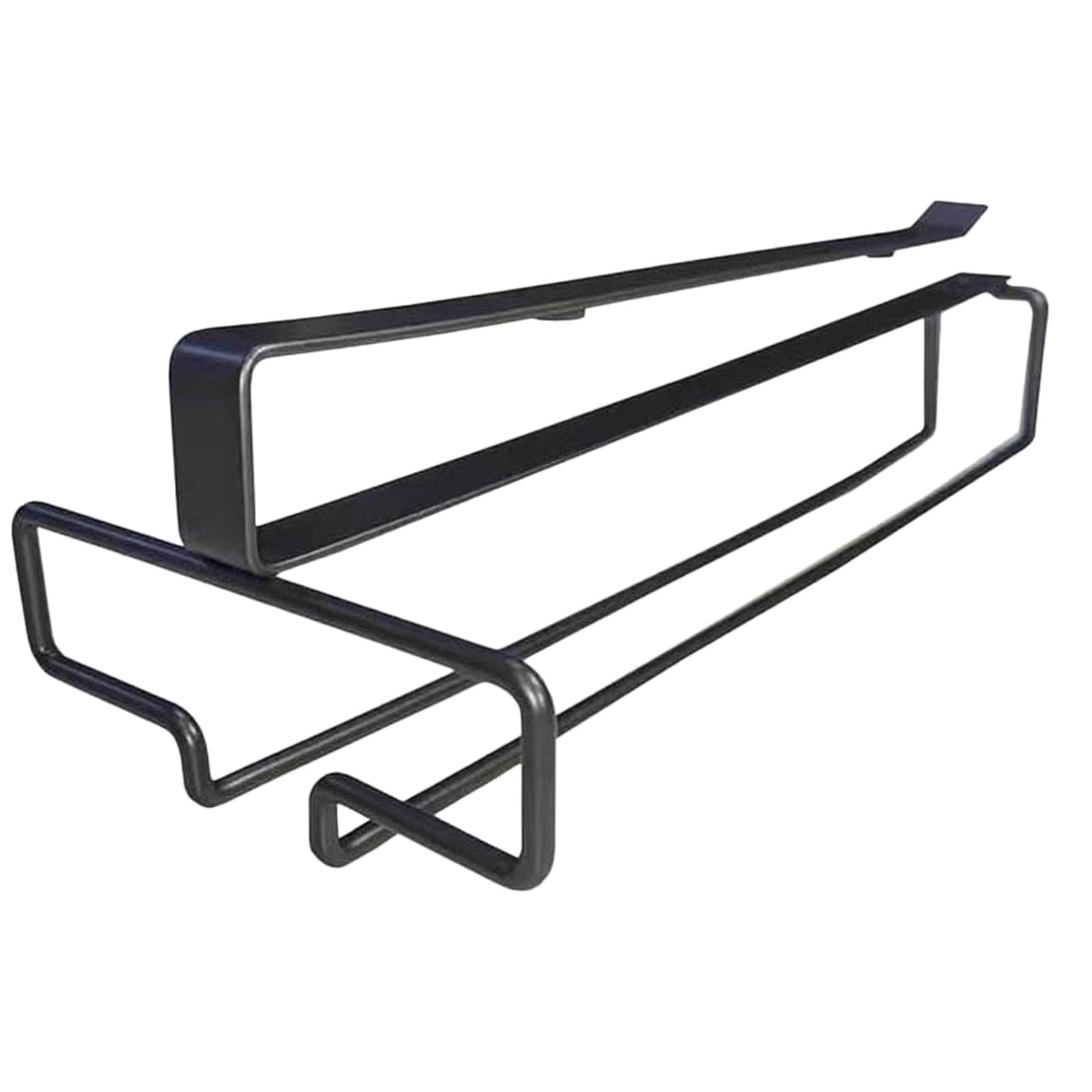 SXcggal Under Cabinet Glass Holder Stemware Glass Holder Glasses Storage Glass Hangers Rack Glass Rack Hanging Glass Rack Under Shelf Hanging Rack For Bar 1pc Healthy Multitaskig Cookware