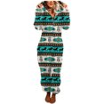 thumbnail image 4 of Combinaison Pyjama Unisexe pour Adulte à Capuche Léopard, Fermeture Éclair, Manches Longues, en Peluche, 4 of 7