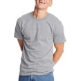 thumbnail image 1 of Hanes T-Shirt Classique à Col Rond en Coton pour Hommes Beefy-T, 2TG, Acier Clair, 1 of 1