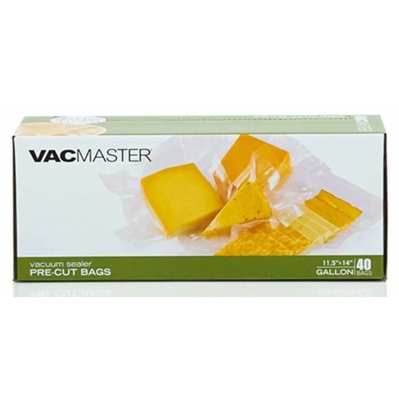 Sacs d'Un Gallon à Scellage sous Vide à Mailles Complètes de 11,5 Po X 14 Po (Lot de 40)