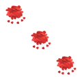 thumbnail image 3 of Langgg Paper Scraps Mini Heart Shape Wedding Accessory Plastic Material Confetti Tabletop Ornament for Valentine's Day Red15mm 3Set, 3 of 6